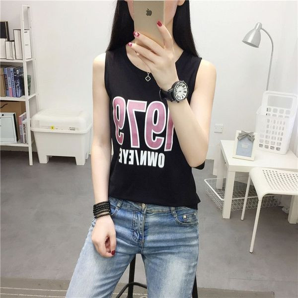 Női lezser felső felirattal - rövid modell