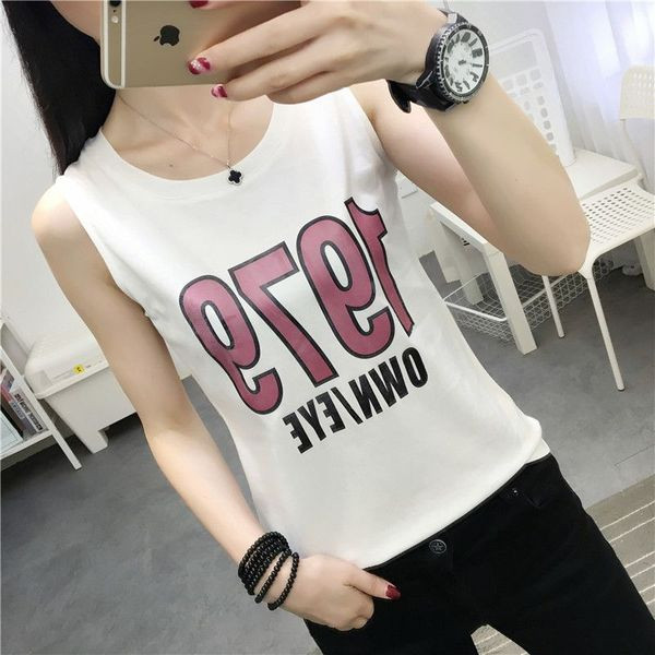 Női lezser felső felirattal - rövid modell