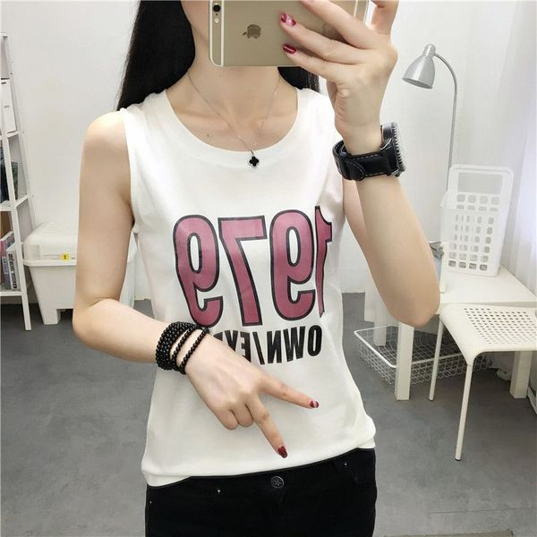 Női lezser felső felirattal - rövid modell