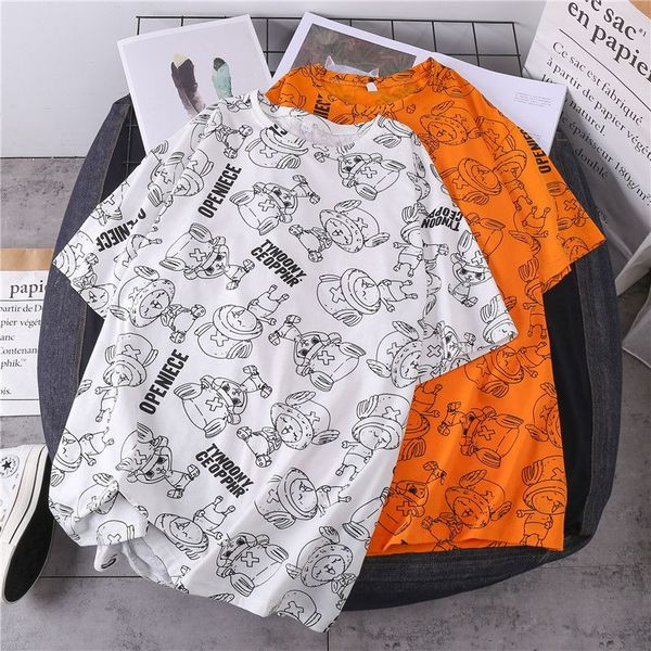 Női alkalmi póló színes mintával