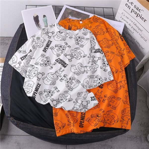 Női alkalmi póló színes mintával