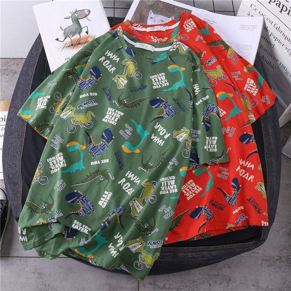 Alkalmi női póló feliratokkal és nyomattal