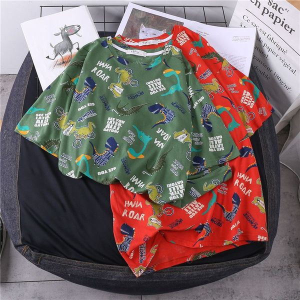 Alkalmi női póló feliratokkal és nyomattal