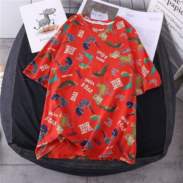 Alkalmi női póló feliratokkal és nyomattal