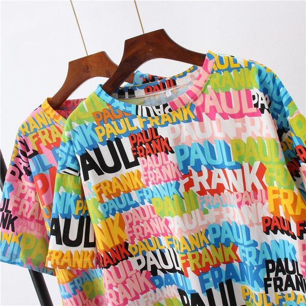 Modern női póló rövid ujjal és feliratokkal