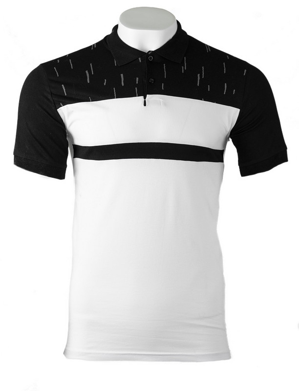 Slimfit Мъжка поло пике тениска с яка 1274_2