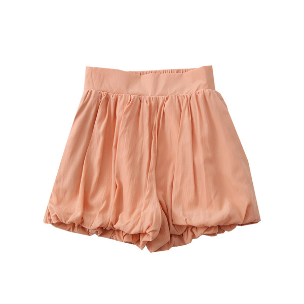 Ležerne kratke hlače s visokim strukom - široki model