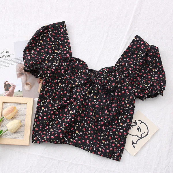 Új modell női blúz virágmintával