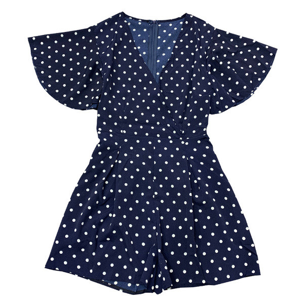 Νέο μοντέλο γυναικείες ολόσωμεςφόρμες με βαθιά λαιμόκοψη και κοντά μανίκια