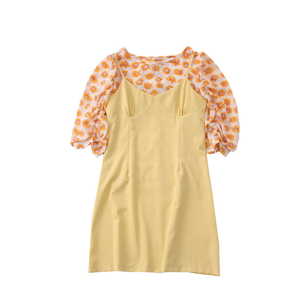 Нов модел дамски комплект риза + рокля 