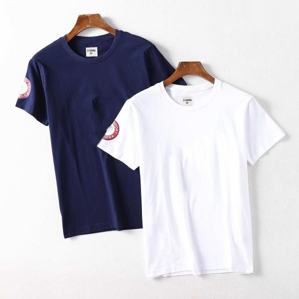 Ежедневна тениска с овално деколте и къс ръкав