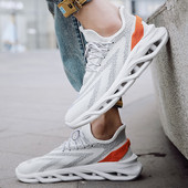Model nou de adidași de vară pentru bărbați cu șireturi și talpă plată