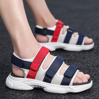 Νέο μοντέλο ανδρικά σανδάλια με βελκρό και επίπεδη σόλα