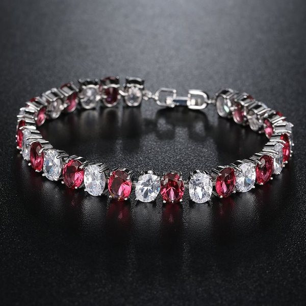 Κομψό γυναικείο βραχιόλι με χρωματιστές πέτρες