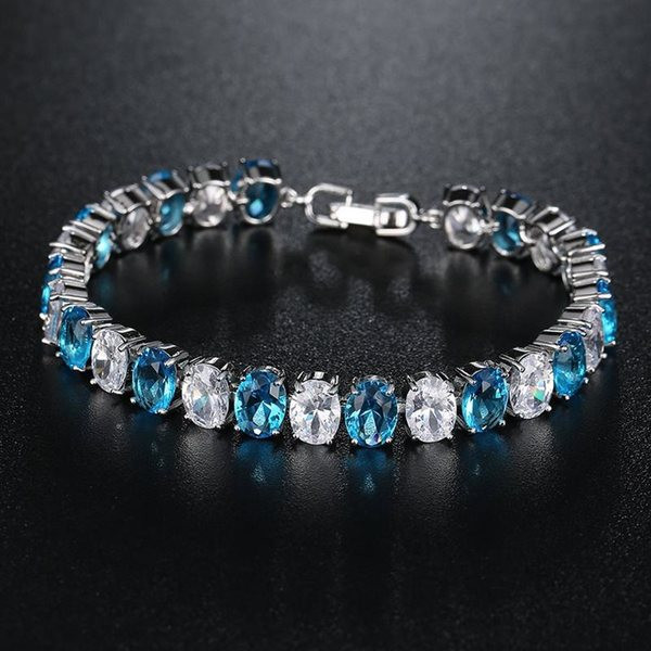 Κομψό γυναικείο βραχιόλι με χρωματιστές πέτρες