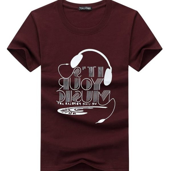 Мъжка тениска с надпис - големи размери