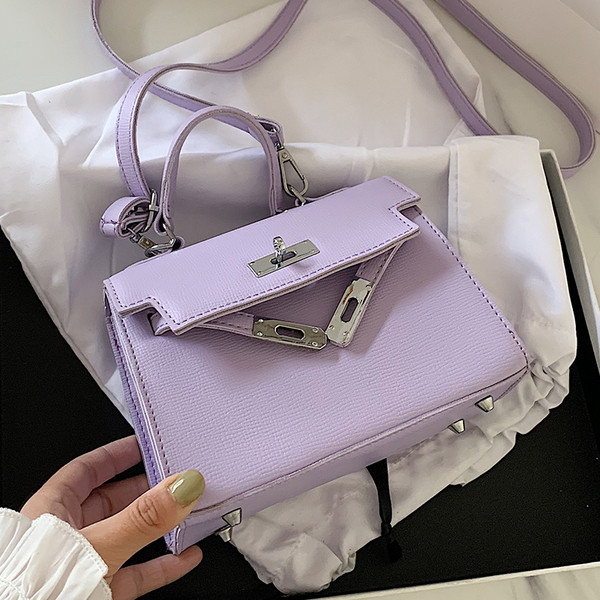 Modern női táska eko bőrből, hosszú és rövid fülekkel