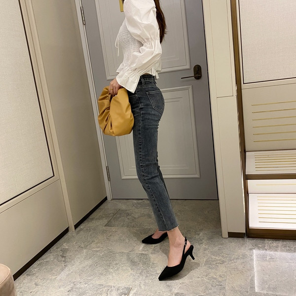 Модерни ежедневни сандали от еко велур 