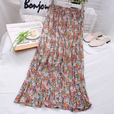 Fusta de dama model nou cu model floral