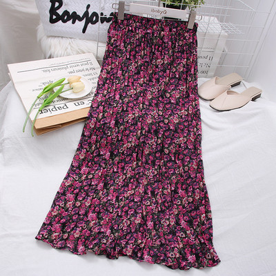 Fusta de dama model nou cu model floral