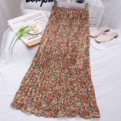Fusta de dama model nou cu model floral