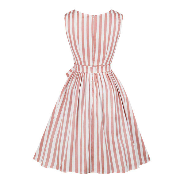 Alkalmi női rövid ruha pántokkal és övvel