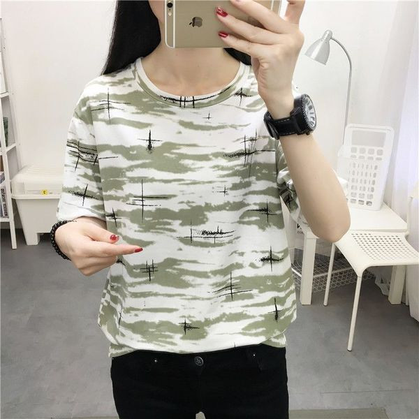 Rövid ujjú női póló irizáló színekben