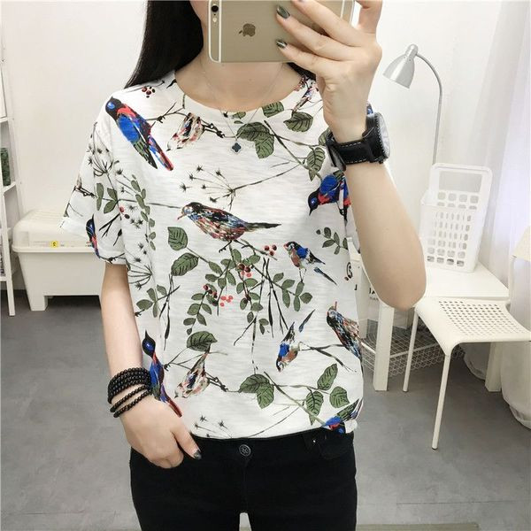 Ženska moderna majica s cvjetnim uzorkom