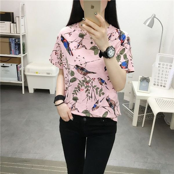 Ženska moderna majica s cvjetnim uzorkom