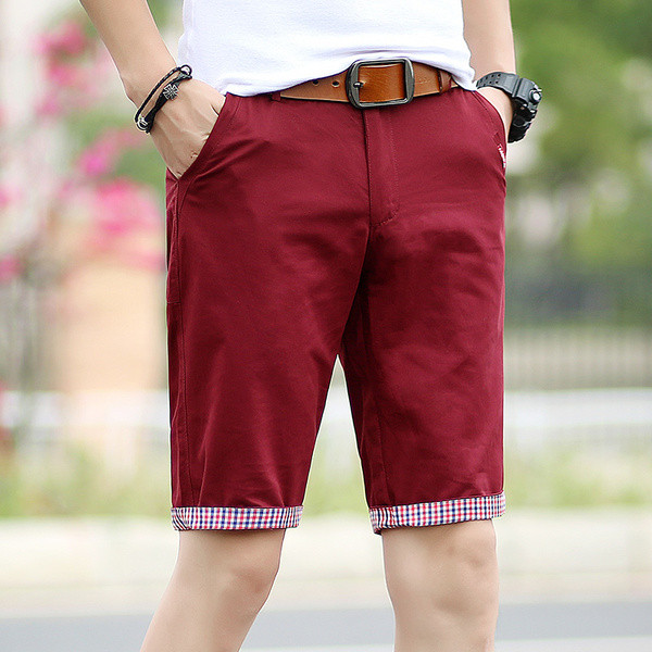 Мъжки панталони с 3/4 дължина и джобове