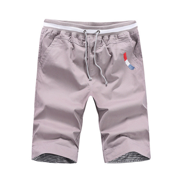 Мъжки ежедневни 3/4 къси панталони с връзки и джобове