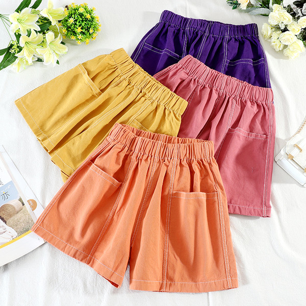 Къси ежедневни панталони с ластична талия и джоб