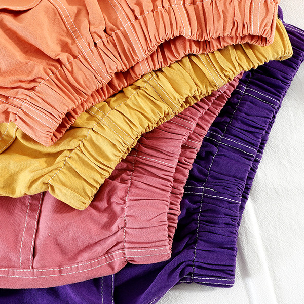 Къси ежедневни панталони с ластична талия и джоб