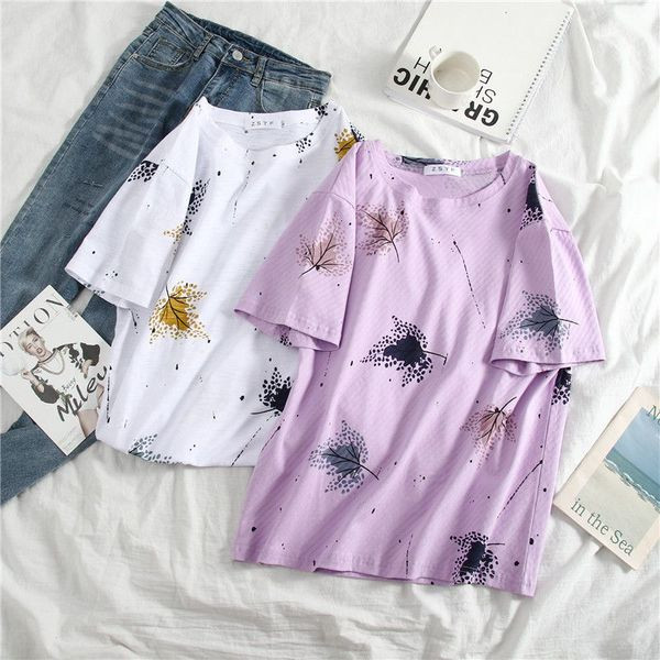 Rövid ujjú női tavaszi-nyári póló