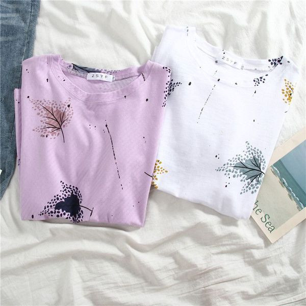 Rövid ujjú női tavaszi-nyári póló