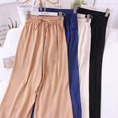 Alkalmi női hosszú nadrág - széles modell