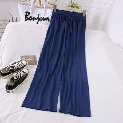 Alkalmi női hosszú nadrág - széles modell