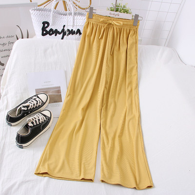 Alkalmi női hosszú nadrág - széles modell