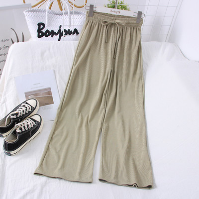 Alkalmi női hosszú nadrág - széles modell