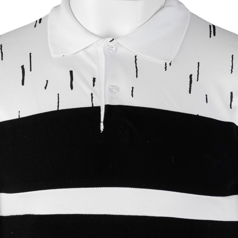 Slimfit Мъжка поло пике тениска с яка 1274_1