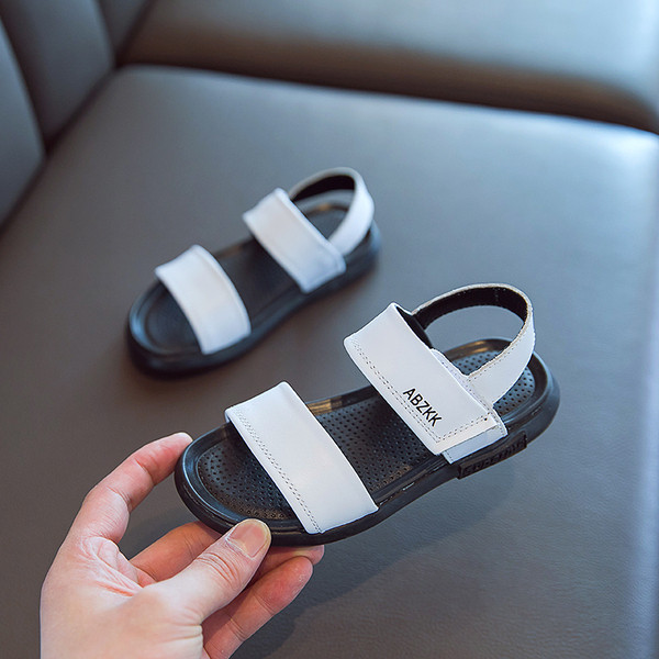 Dječje sandale od eko kože za dječake sa ravnim đonom