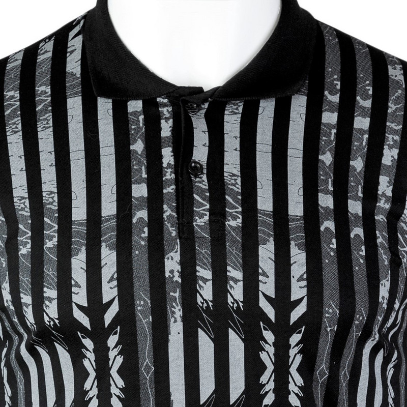 Slimfit Мъжка поло пике тениска с яка 1275_1