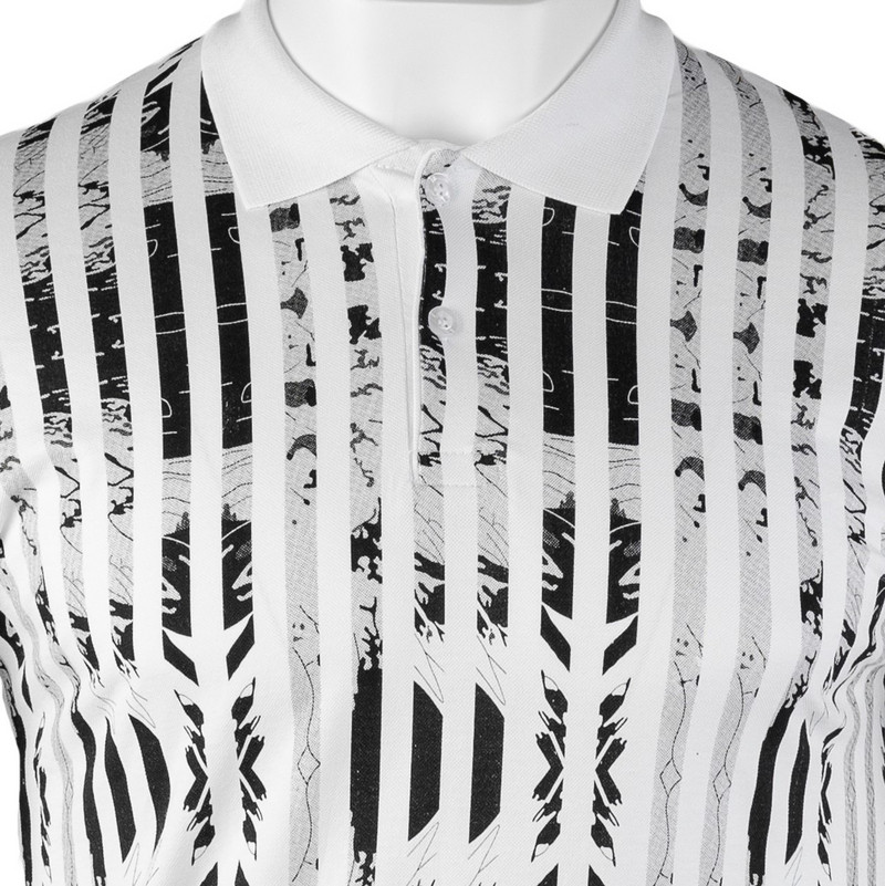 Slimfit Мъжка поло пике тениска с яка 1275_2