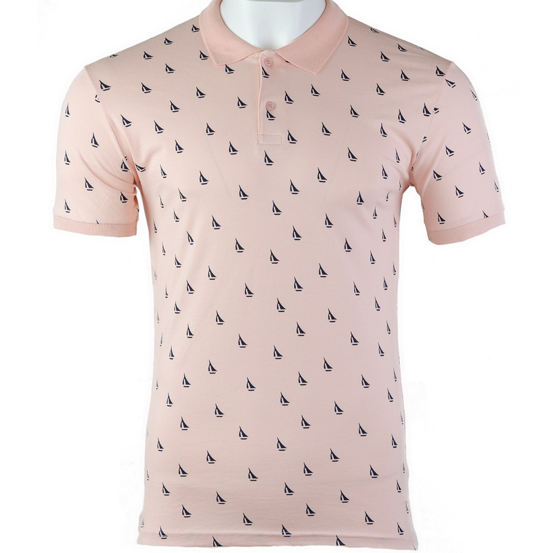 Slimfit Мъжка поло пике тениска с яка 1276_10