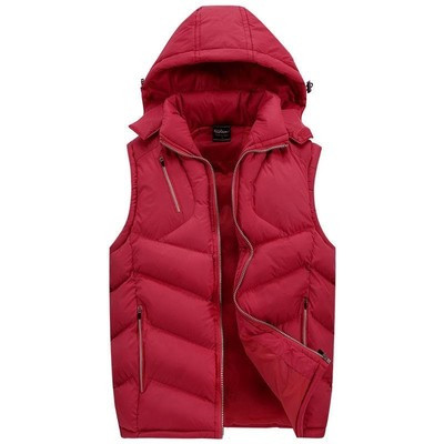 Ежедневен мъжки елек с цип и качулка