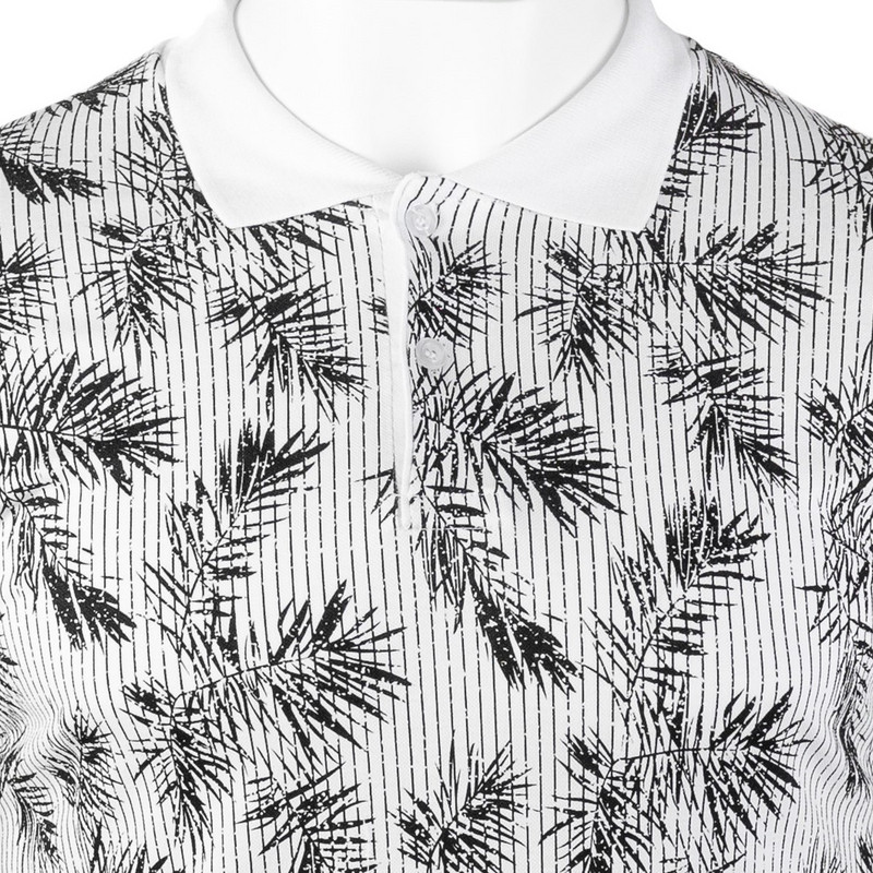 Slimfit Мъжка поло пике тениска с яка 1278_2