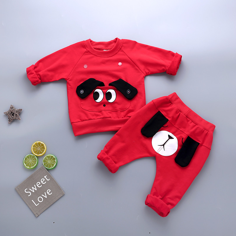 Καθημερινά παιδικά σετ από δύο μέρη με τρισδιάστατο στοιχείο κατάλληλο για αγόρια και κορίτσια