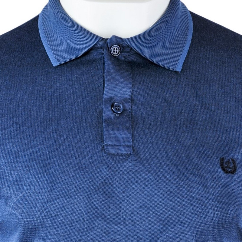 Slimfit Мъжка поло пике тениска с яка 1279_8