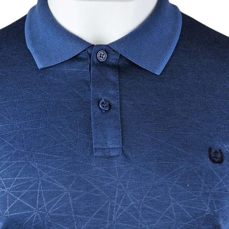 Slimfit Мъжка поло пике тениска с яка 1280_8