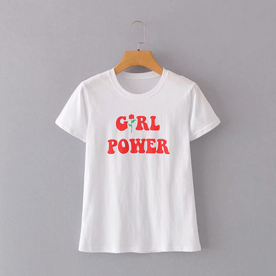 Tricou casual cu inscripție albă